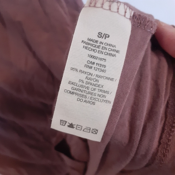 ❤ Garage Blush Mauve Tshirt Dress Size S - Picture 4 of 4